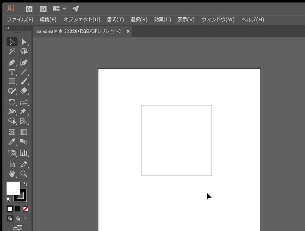 Illustrator Cc 正方形を描く方法 長方形ツール エグウェブ Jp オンライン Web講座 セミナー Web分析