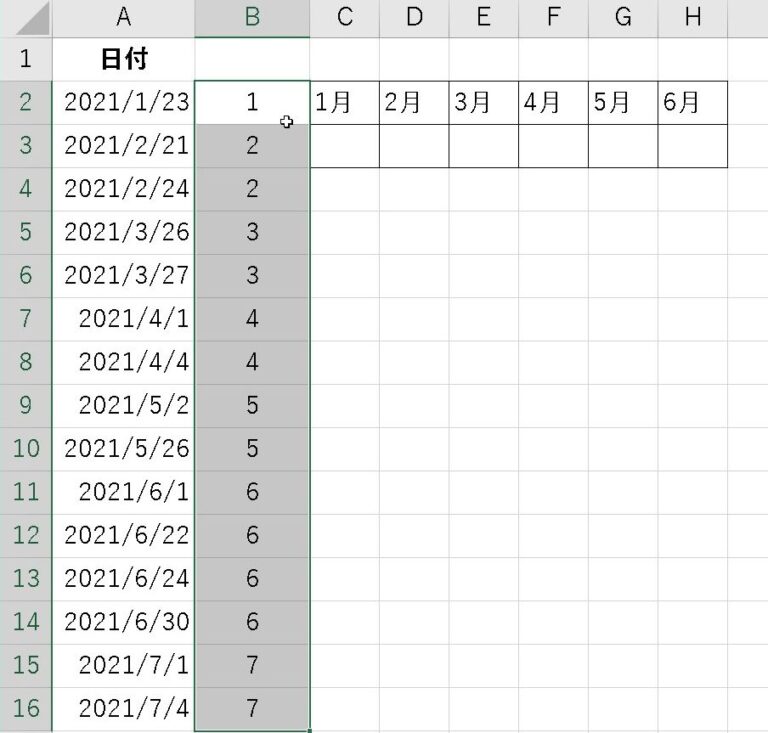 【EXCEL】日付から「月」だけを抽出してカウントする方法|MONTH関数 EGUWEB 【EXCEL】日付から「月」だけを抽出してカウントする方法|MONTH関数 EGUWEB